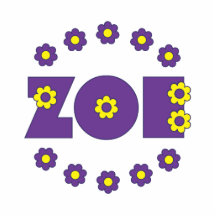 Zoe Flores Purple Photo Cut Outs