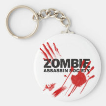 Zombie Assassin Society Keychain