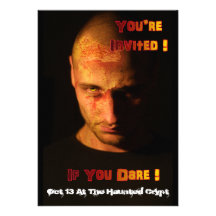 Zombie Event Custom Invitation