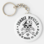 zombie hunter undead living dead keychain