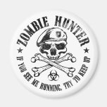 zombie hunter undead living dead refrigerator magnets