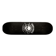 zombie hunter undead living dead skate board deck
