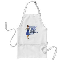 Zombie Infestation Plan Apron