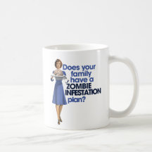 Zombie Infestation Plan Mugs