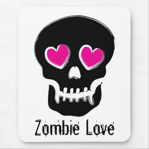Zombie Love Mouse Pads