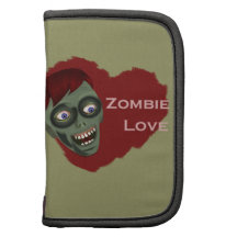 Zombie Love Valentine Folio Organizers