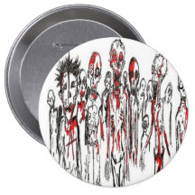 Zombie Punx Button
