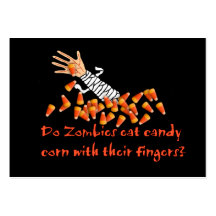 Zombie Question Business Cards