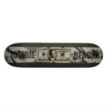 Zombie Reagan Custom Skate Board