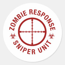 Zombie Sniper Stickers