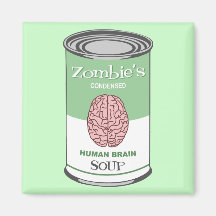 Zombie's Human Brain Soup Magnet