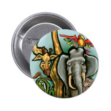 Zoo Animals Pins