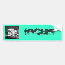 ZoomFocus, focus Bumper Sticker