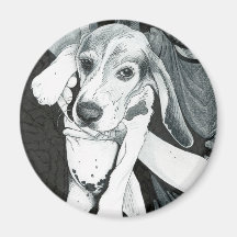 zuki and shan fridge magnet