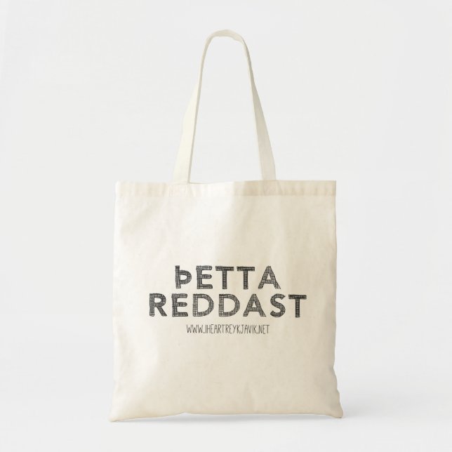 Þetta Reddast Tote Bag (Front)