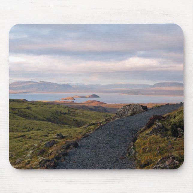 Þingvellir Lake Mouse Pad (Front)