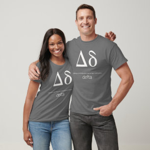 Δ - Γρεεκ Λεττερ δέλτα - Greek Letter Delta T-Shirt