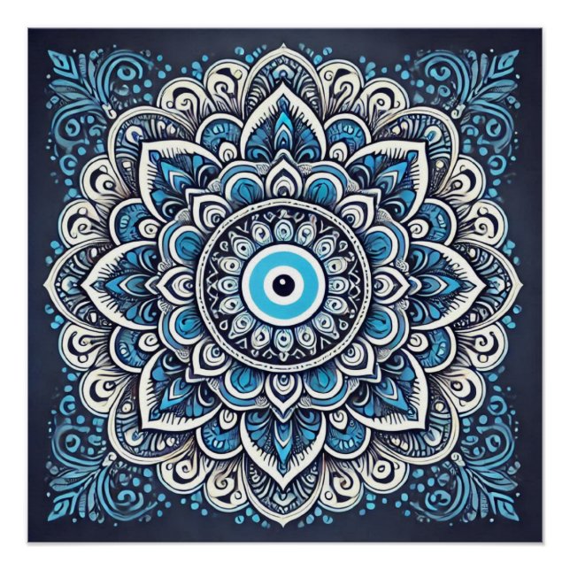 Εvil eye poster (Front)