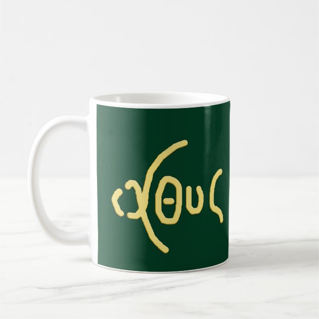 ΙΧΘΥΣ (ICHTHYS)  COFFEE MUG (Left)