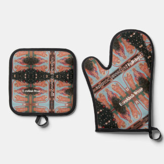 Καλά Χριστούγεννα Oven Mitt and Pot Holders Oven Mitt & Pot Holder Set