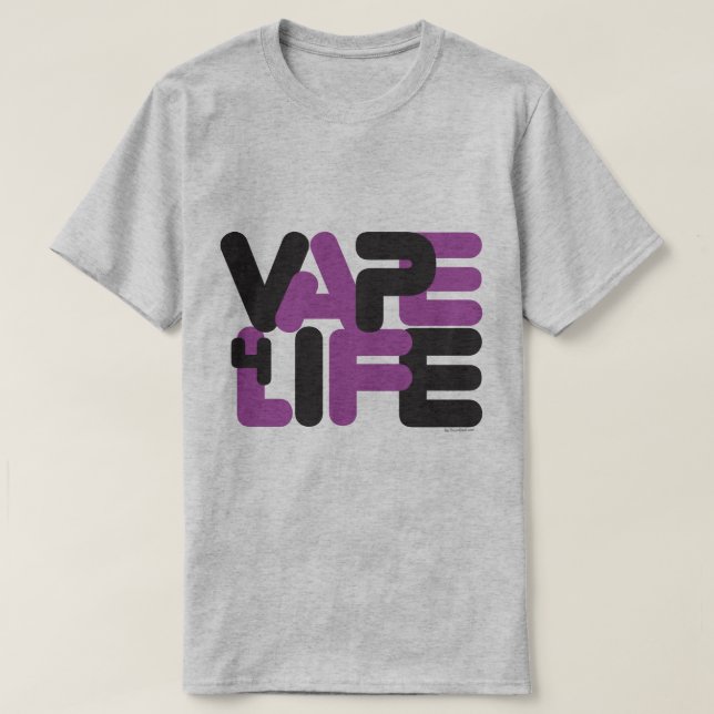 Ω VAPE Shirt | Vape 4 Life   |  VapeGoat™ (Design Front)