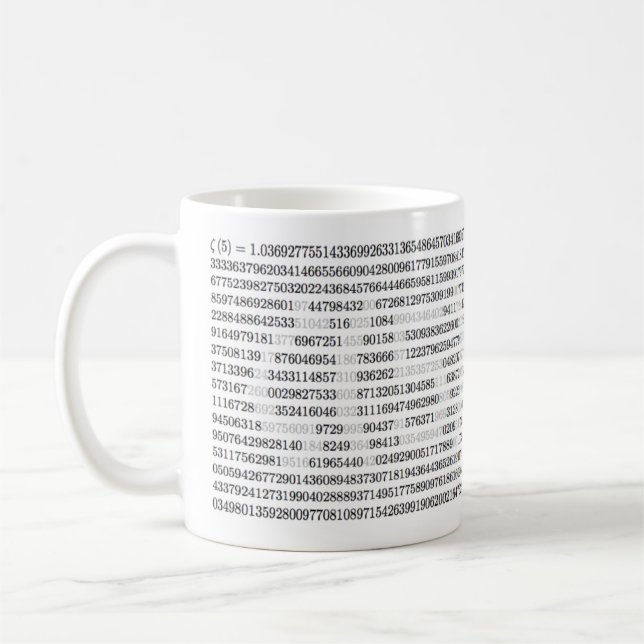 ζ(5) Mag Coffee Mug (Left)