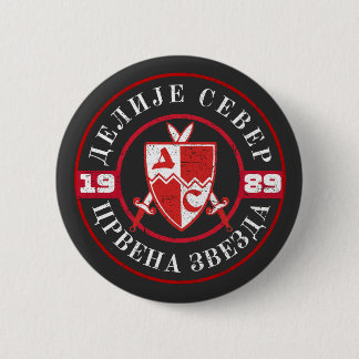 Делије Север Црвена Звезда 6 Cm Round Badge