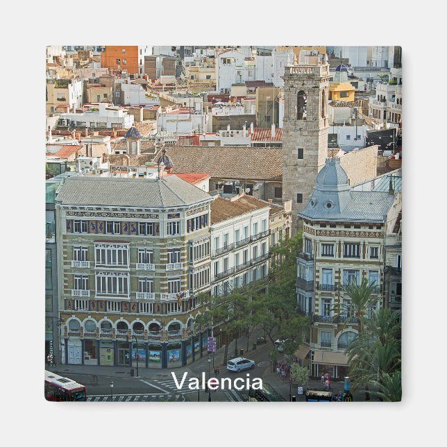 Рanorama of the centre of Valencia Magnet (Front)