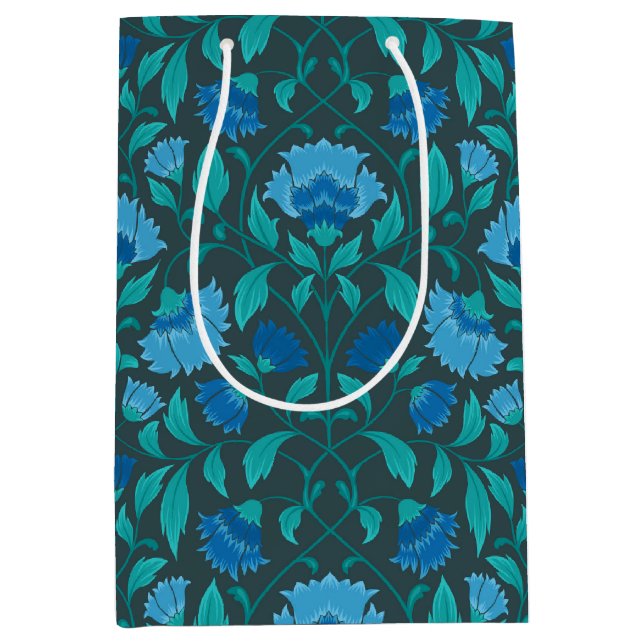 Сornflower pattern medium gift bag (Front)