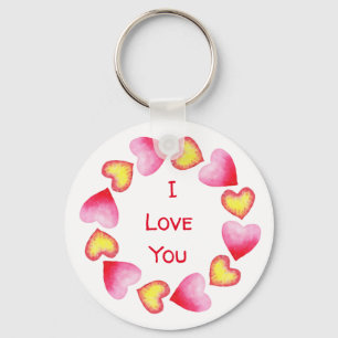 Сute  Romantic I Love You Valentine's Day   Key Ring