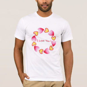 Сute Romantic I Love You Valentine's Day T-Shirt