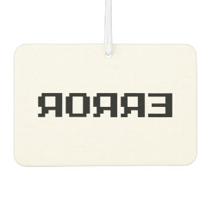 ЯOЯЯƎ   ERROR CAR AIR FRESHENER