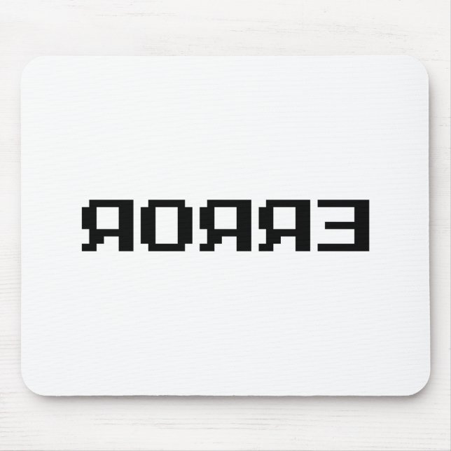 ЯOЯЯƎ | ERROR MOUSE PAD (Front)