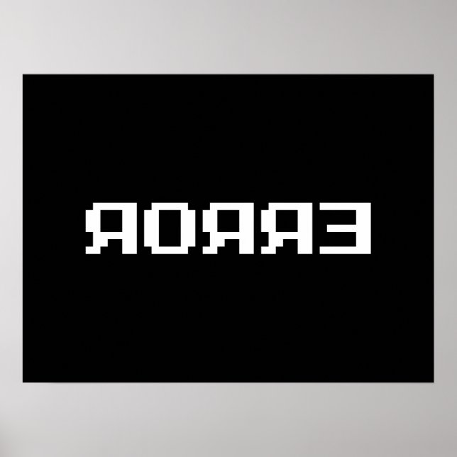 ЯOЯЯƎ | ERROR POSTER (Front)