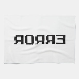 ЯOЯЯƎ   ERROR TEA TOWEL
