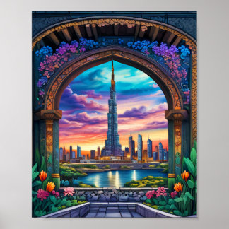 برج خليفة Print, Value Poster Paper (Matte)