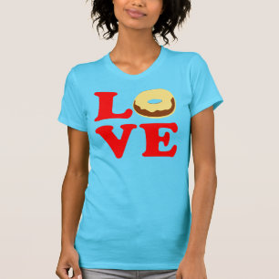 ღ♥ټLove Doughnut Bella Canvas Jersey Tټ♥ღ T-Shirt