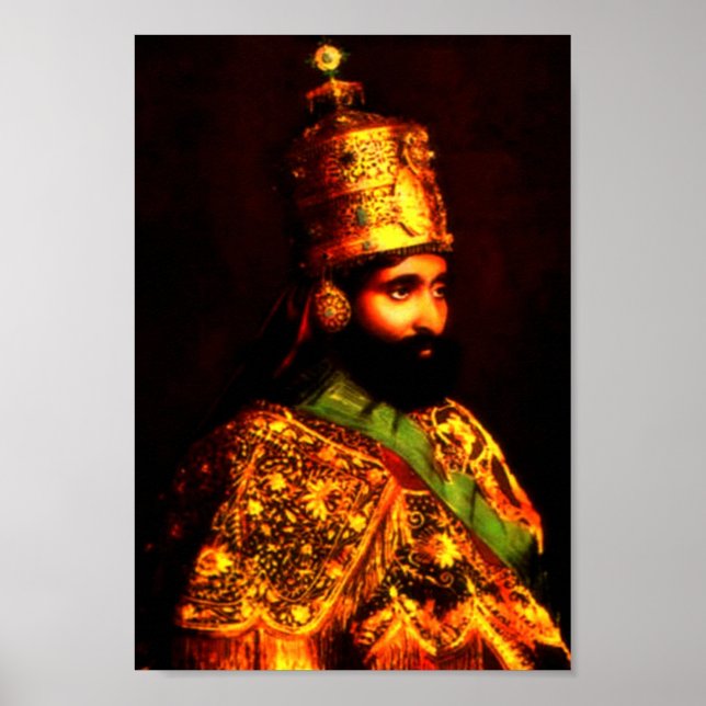 ቀዳማዊ ኃይለ ሥላሴ | Haile Selassie I Coronation Poster (Front)