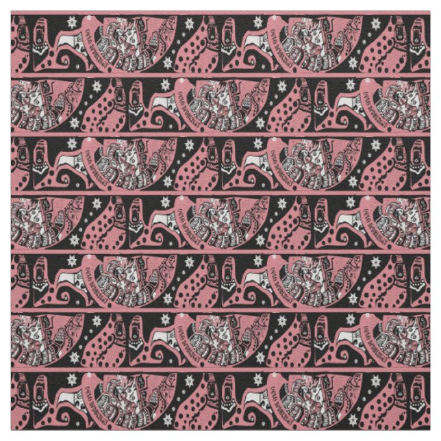 ᎤᎧᏖᎾ ᎠᎴ ᎠᏴᏓᏆᎶᏍᎩ Uktena and Thunder Fabric (Swatch)