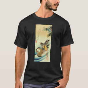 おしどり, 広重 Mandarin Duck, Hiroshige, Ukiyo-e T-Shirt