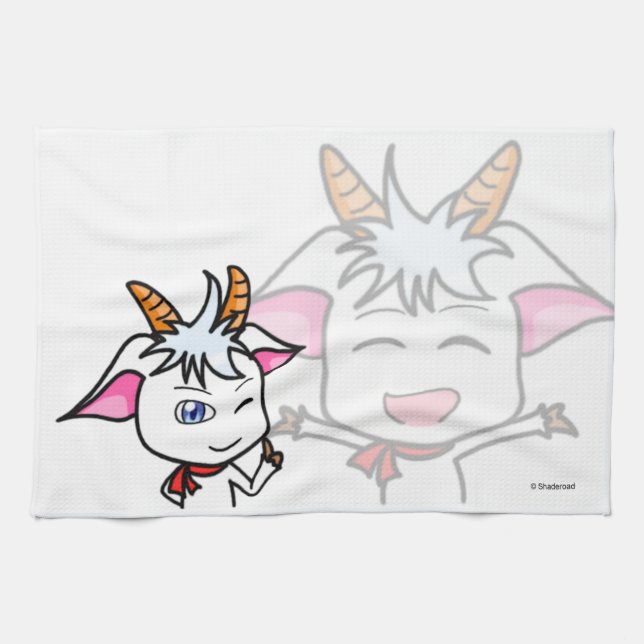 こかげのやぎ キッチンタオル TEA TOWEL (Horizontal)