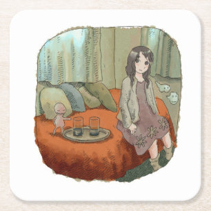 さやくしじ SQUARE PAPER COASTER