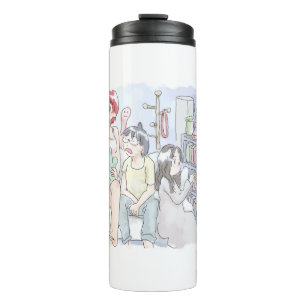 さ む さ な じ 淡 色の本棚のsあss owne thermal tumbler