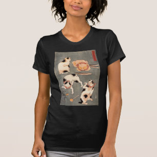 たとえ尽の内（上）, 国芳 Japanese Cats(1), Kuniyoshi, Ukiyo-e T-Shirt