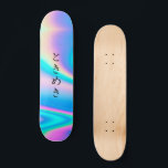 ときめき | Custom Japanese Text Modern Girly Skateboard<br><div class="desc">ときめき | Custom Japanese Text Modern Girly holographic skateboards</div>