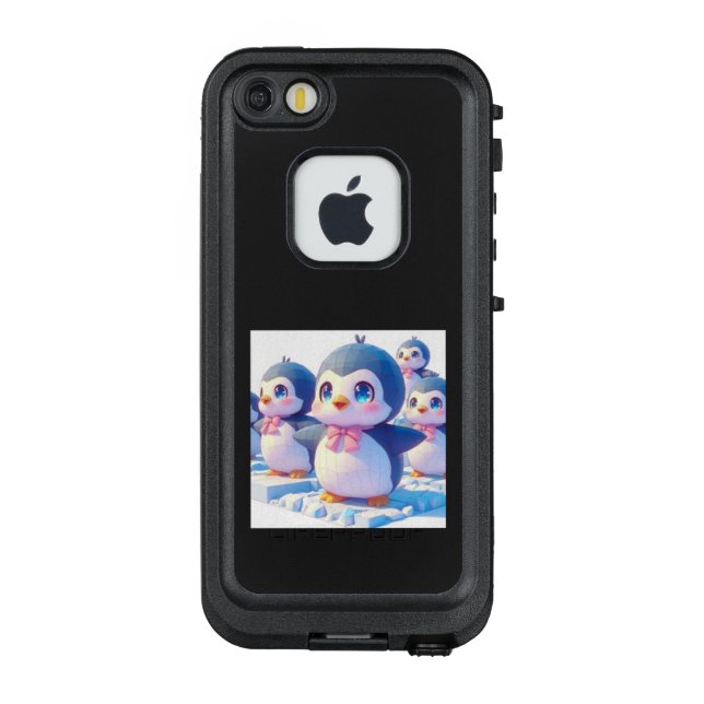  ふゆのときめき、ペンギンたちのステップ LifeProof iPhone CASE (Back)