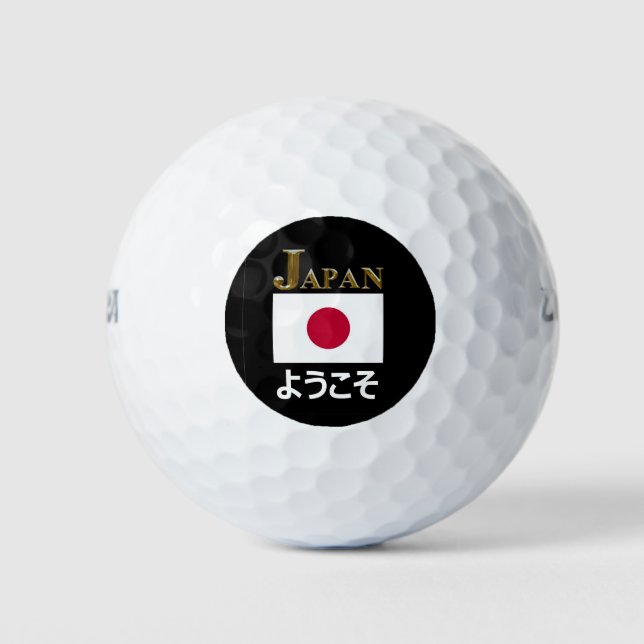 ようこそ WELCOME TO JAPAN GOLF BALLS (Front)