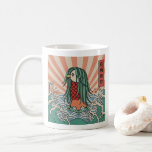 アマビエ 疫病退散 & 招き猫 無病 COFFEE MUG