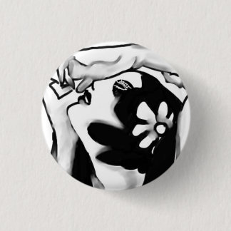 イラスト　缶バッチ。 3 CM ROUND BADGE