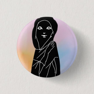 イラスト　缶バッチ。 3 CM ROUND BADGE